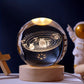 3D Carved Crystal Ball Night Lamp