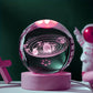 3D Carved Crystal Ball Night Lamp