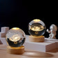 3D Carved Crystal Ball Night Lamp