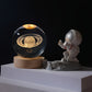 3D Carved Crystal Ball Night Lamp